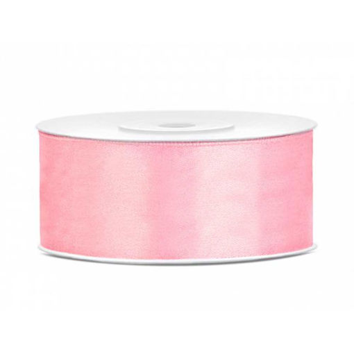 Picture of SATIN RIBBON LIGHT PINK 25MM PER METRE